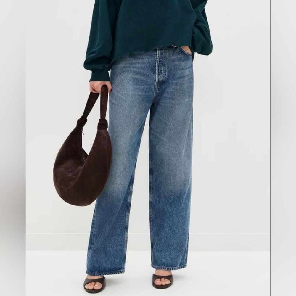 Reformation Chocolate Brown Hobo Bag - Picture 3 of 7